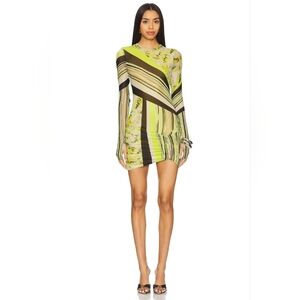 NWT AFRM Mirza Dress in Wing Stripe